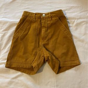 Big Bud Press Work Shorts - spicy mustard, xxs